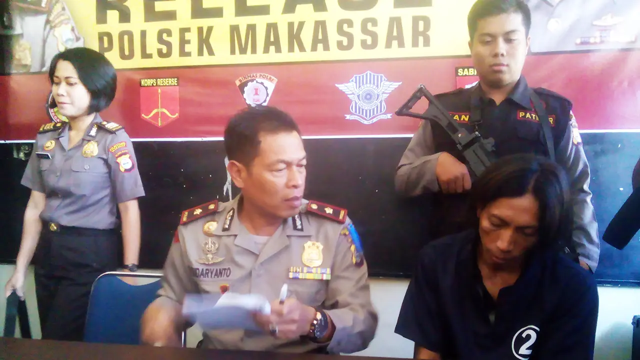 Tersangka pembunuh anak kandung