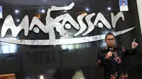 Wali Kota Mohammad Romdhan Pomanto menggelar pertemuan dengan kalangan sineas Makassar. (Liputan6.com/Eka Hakim)
