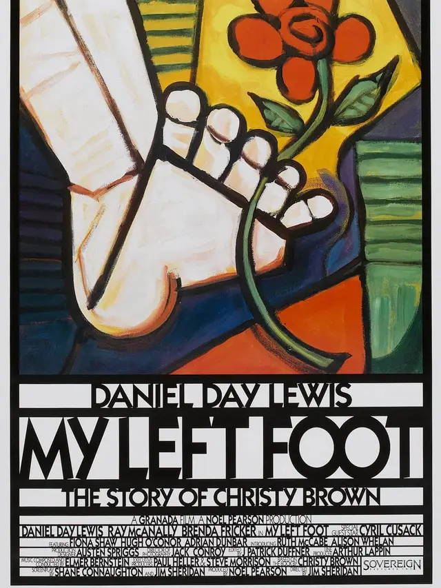 Poster film My Left Foot. (Foto: Dok. Granada Films/ IMDb)