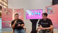 Doc: Liputan6.com/SulungLahitani (Kiri ke Kanan: Ario Tamat, Chief Executive Officer KaryaKarsa, dan Pribadi Prananta (Pipu), Head of Growth KaryaKarsa)