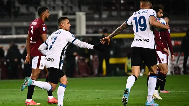 Gol Sanchez Selamatkan Inter Milan dari Kekalahan