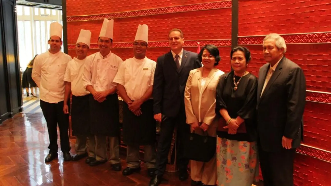Festival kuliner makanan Indonesia di Beijing, China. (Dokumentasi KBRI Beijing)