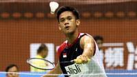 Tunggal putra Indonesia, Firman Abdul Kholik, langsung tersingkir pada babak pertama Taiwan Terbuka 2016 di Taipei Arena, Rabu (29/6/2016). (PBSI)