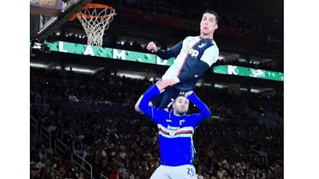 Editan Foto 6 Striker Top di Piala Dunia 2022 Saat Main Basket, Kocak