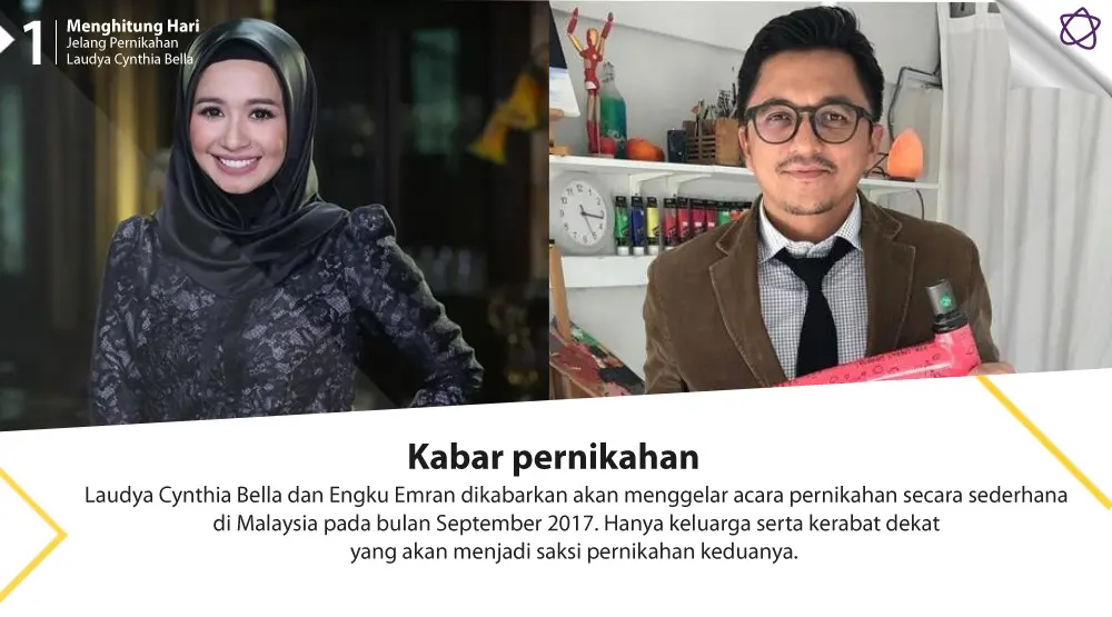 Menghitung Hari Jelang Pernikahan Laudya Cynthia Bella. (Foto: Bambang E. Ros/Bintang.com, Instagram/iamkumbre, Desain: Nurman Abdul Hakim/Bintang.com)