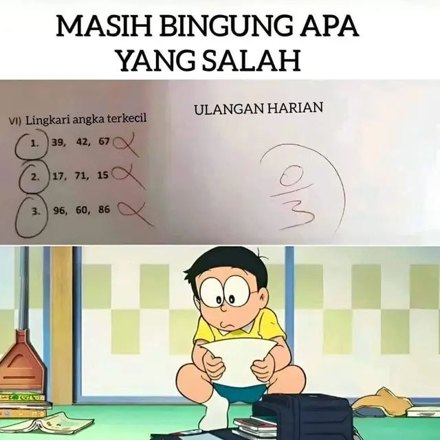 6 Jawaban Benar Tapi Salah Murid di Lembar Soal Matematika Ini Kocak