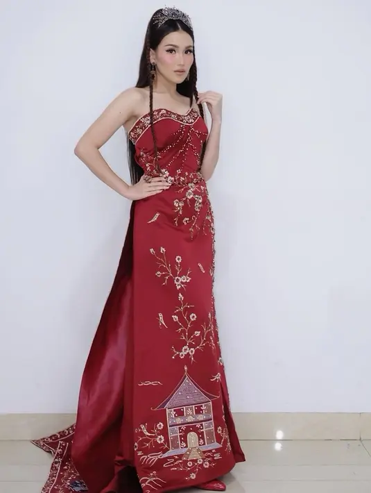 Biasa tampil bergaya Korean Look, kali ini Ayu Ting Ting memilih tampil ala princess of China. [Foto: IG/ayutingting92]