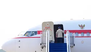 Kembali ke Jombang, Prabowo Hadiri Penutupan Muktamar Ke-35 NU