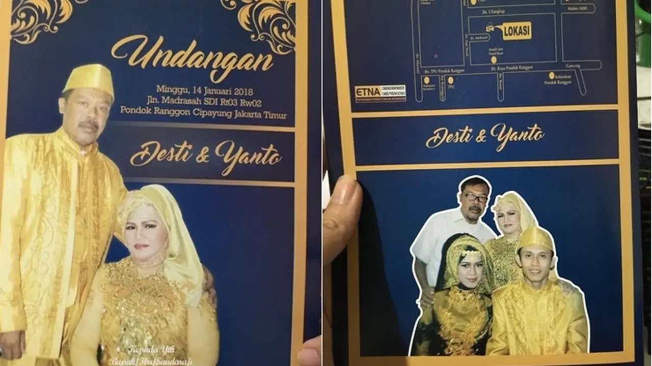 Desain Undangan Pernikahan Unik