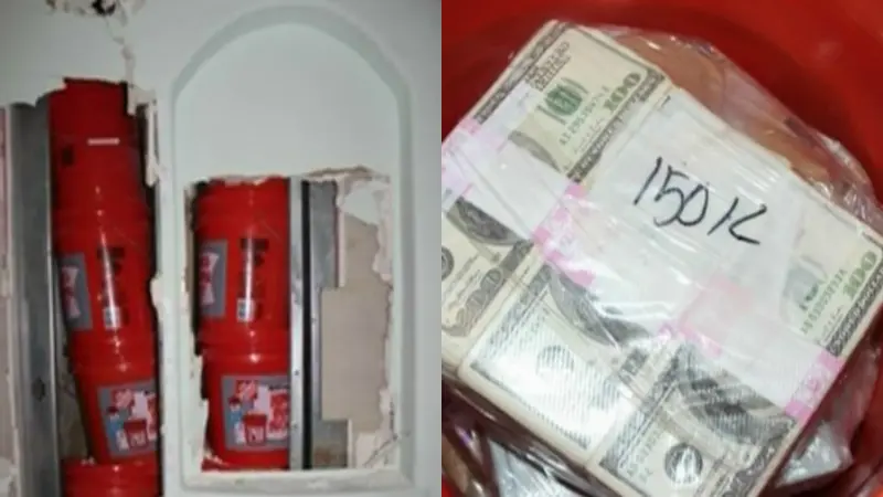 Uang tunai bernilai jutaan dolar ditemukan di dalam dinding sebuah rumah di Miami
