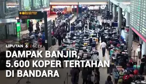 Dampak Banjir Bangkok, 5.600 Koper Penumpang Thai Airways Tertahan di Bandara