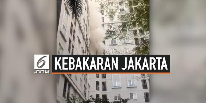 VIDEO: Kebakaran Kamar Apartemen Kalibata City