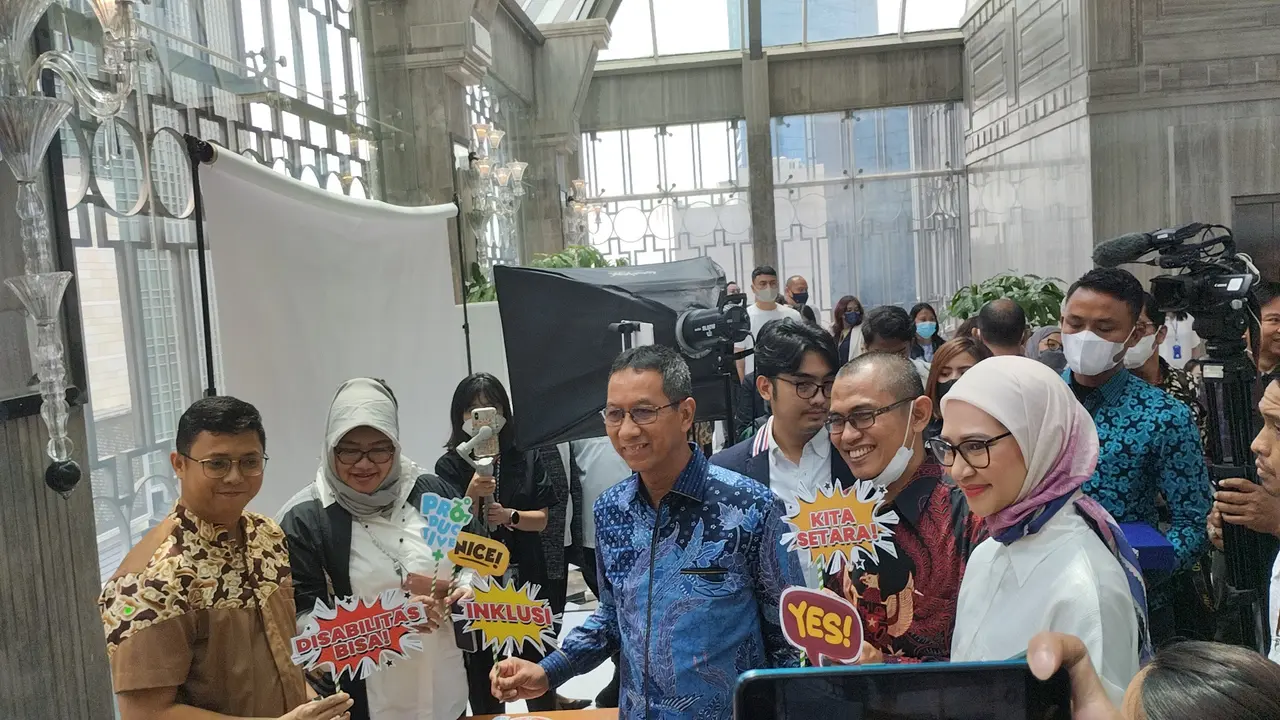 Penjabat (Pj) Gubernur DKI Jakarta, Heru Budi Hartono meresmikan Rumah Digital untuk Disabilitas yang berlokasi di Jalan Teluk Betung, Tanah Abang, Jakarta Pusat