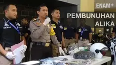 Polisi menangkap pelaku pembunuhan Alika di Hotel Elysta di Kramat Jaya, Koja, Jakarta Utara