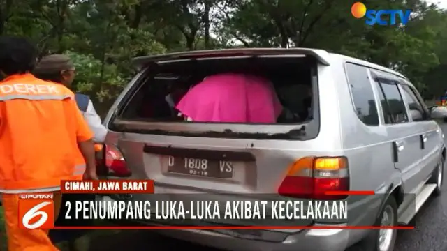 Rem Mendadak, Truk Tabrakan Beruntun di Tol Purbaleunyi