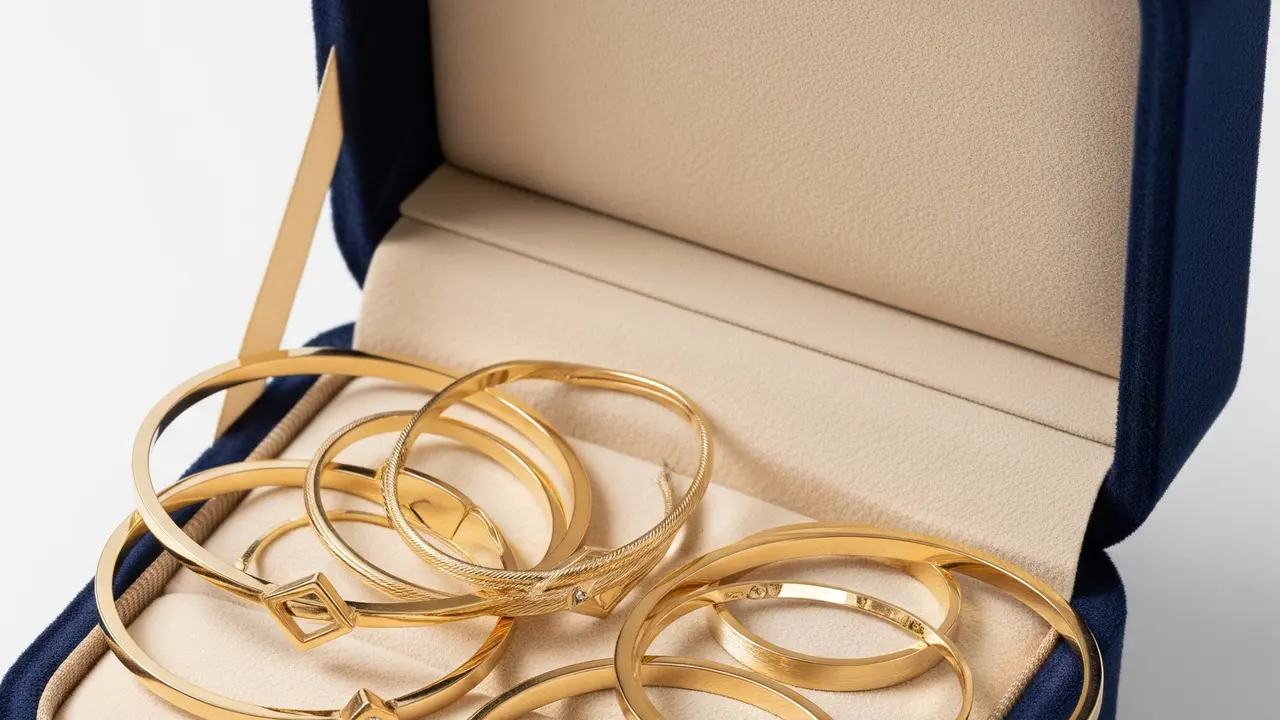Model Gelang Emas 18 Karat 5 Gram untuk Simpanan.