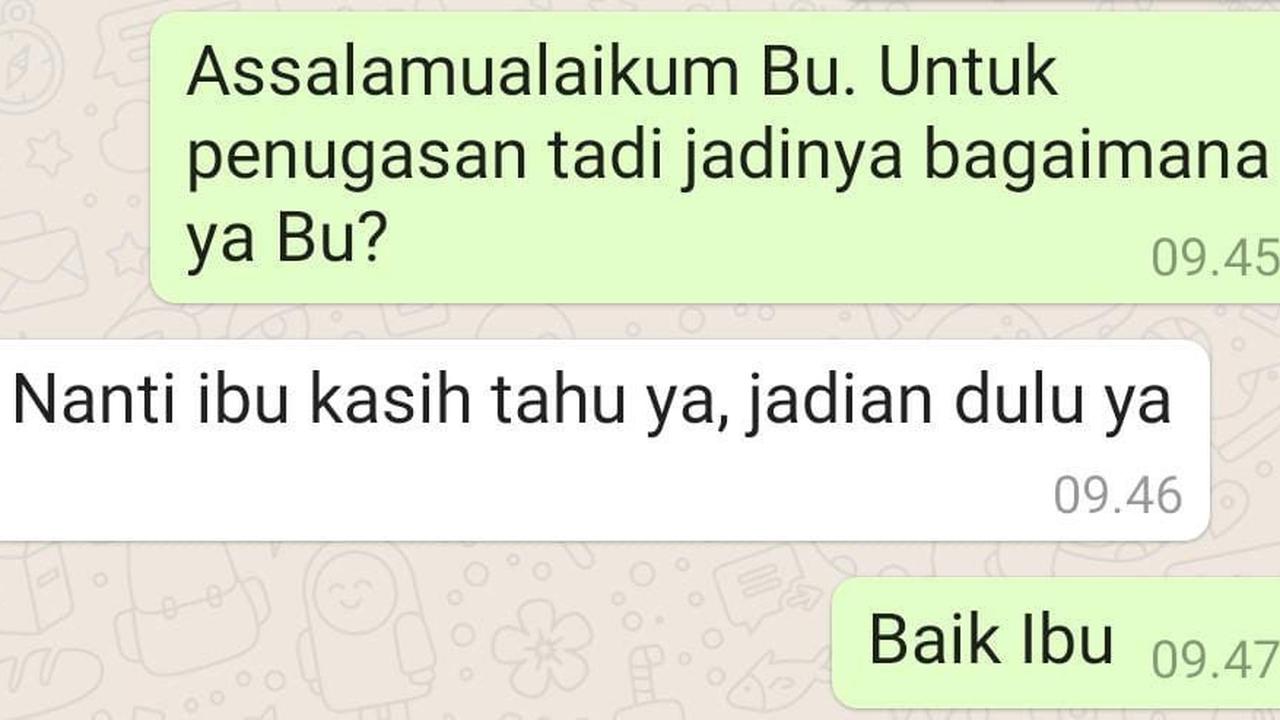 10 Chat Kocak Guru dan Murid Undang Gelak Tawa