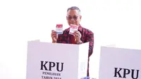 Ini Pesan Calon Wakil Gubernur Lampung Sutono di Hari Pencoblosan