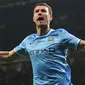 Edin Dzeko (PAUL ELLIS / AFP)