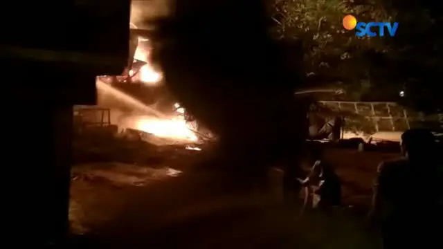 20 Rumah di Kebon Sayur Jaktim Hangus Terbakar
