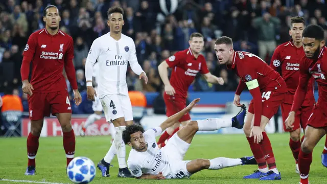 Paris Saint Germain Vs Liverpool