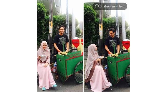 Pernah Jual Toge Goreng Awal Nikah, Ini 6 Potret Bahagia Cholidi Asadil dan Istri