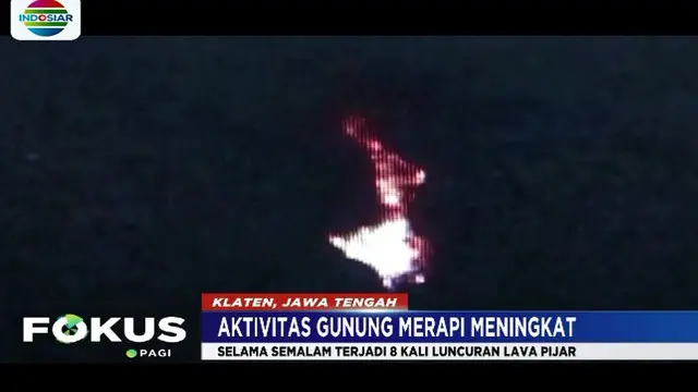 Aktivitas Warga Klaten Tetap Normal Meski Gunung Merapi Terus Erupsi