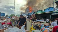 Kebakaran Melalap 15 Ruko di Jalan Irian-Trikora Wamena, Kerugian Capai Rp7 Miliar