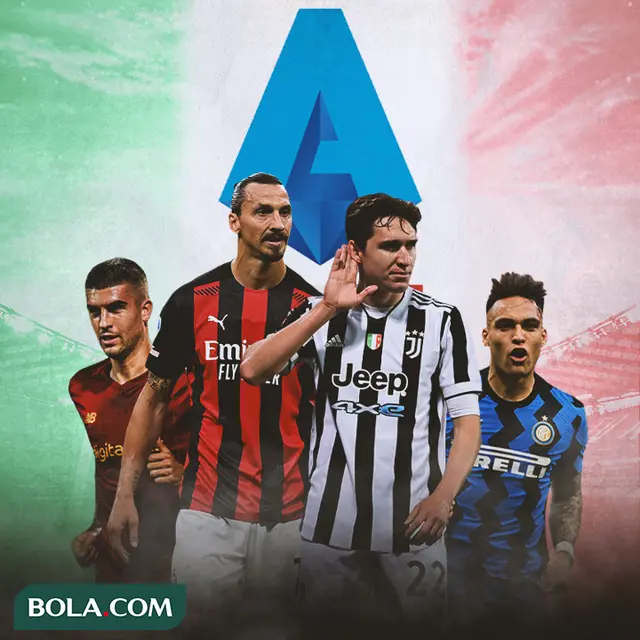 Serie A - Ilustrasi Bintang-bintang Serie A