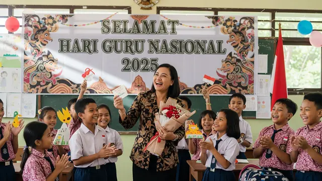 60 Ucapan Selamat Hari Guru Nasional 2025, Pesan Menyentuh untuk Para Pendidik
