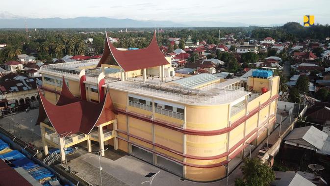 Pasar Pariaman di Sumatera Barat. (Dok. Kementerian PUPR)