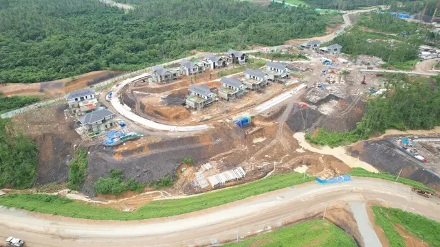 Update terbaru pembangunan rumah atau hunian bagi para menteri di Ibu Kota Nusantara (IKN), Kalimantan Timur selesai pada Juli 2024. (Dok Kementerian PUPR)