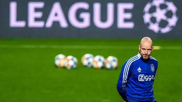 Latihan Ajax Jelang vs Benfica di Liga Champions