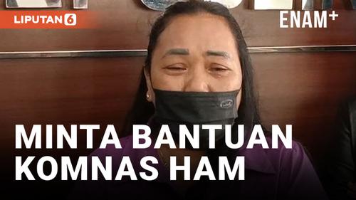 VIDEO: Isak Tangis Istri Sopir Taksi Online yang Dibunuh Anggota Densus 88 Mengadu ke Komnas HAM