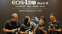Peluncuran Canon EOS-1D X Mark III di Jakarta, Jumat (21/2/2020). Liputan6.com/Yuslianson