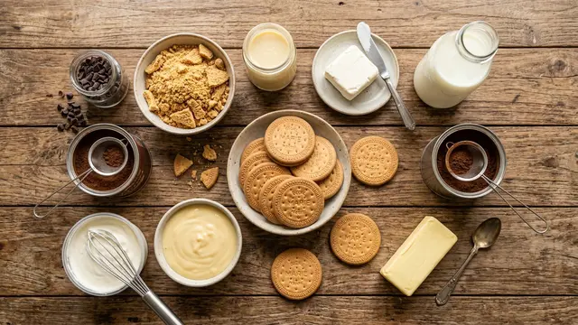 Resep Dessert Biskuit Regal Tanpa Oven (AI Generated)