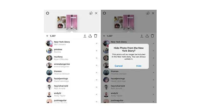 Pengguna Instagram bisa menghapus konten Stories mereka yang muncul di Explore (Foto: Ist)