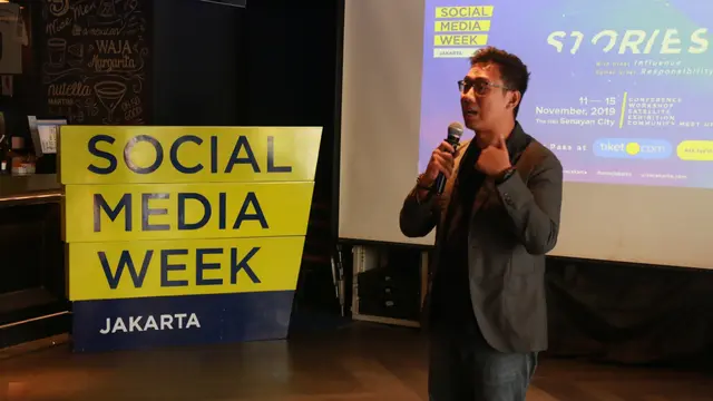 Antonny Liem, Chairman SMW 2019 Jakarta dan CEO PT Merah Cipta Media. Liputan6.com/Keenan Pasha