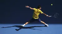 Petenis Serbia, Novak Djokovic saat tampil di Australia Open 2016 (REUTERS/Jason O'Brien)