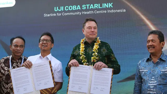 Elon Musk Tanda Tangani Mou Peluncuran Starlink