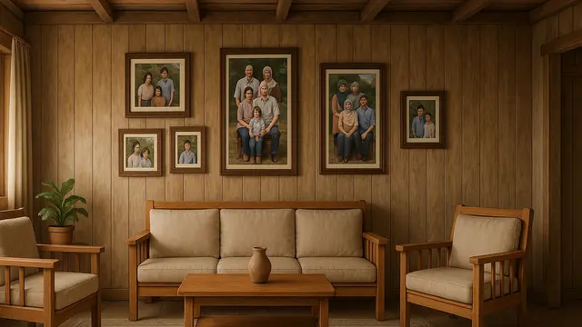 Tips Dekorasi Ruang Tamu Sederhana di Kampung/ Ilustrasi AI