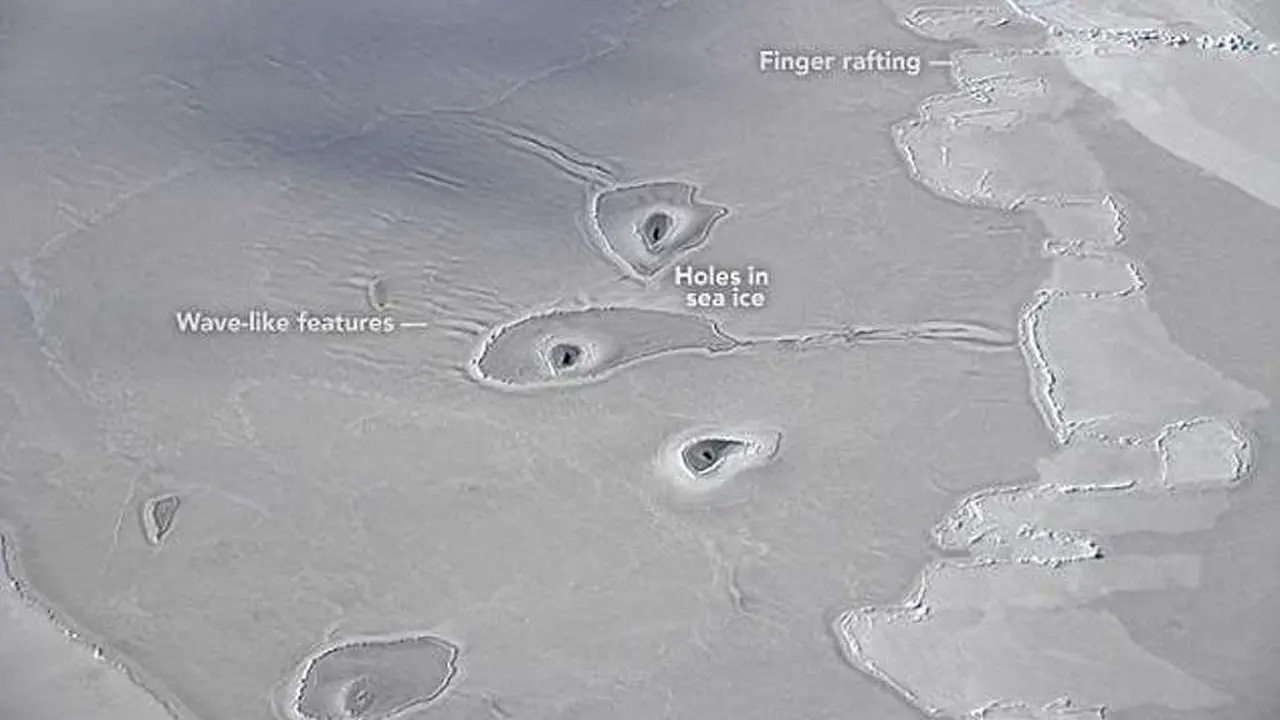NASA Temukan Foto Lingkaran Misterius di Laut Arktik, Portal ke Demensi Lain?