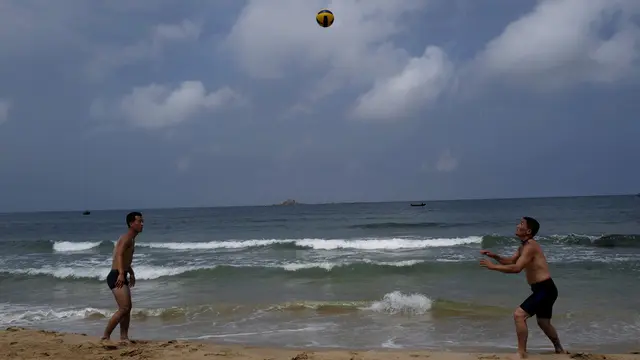 Potret Pantai Sijung Ho di Korea Utara