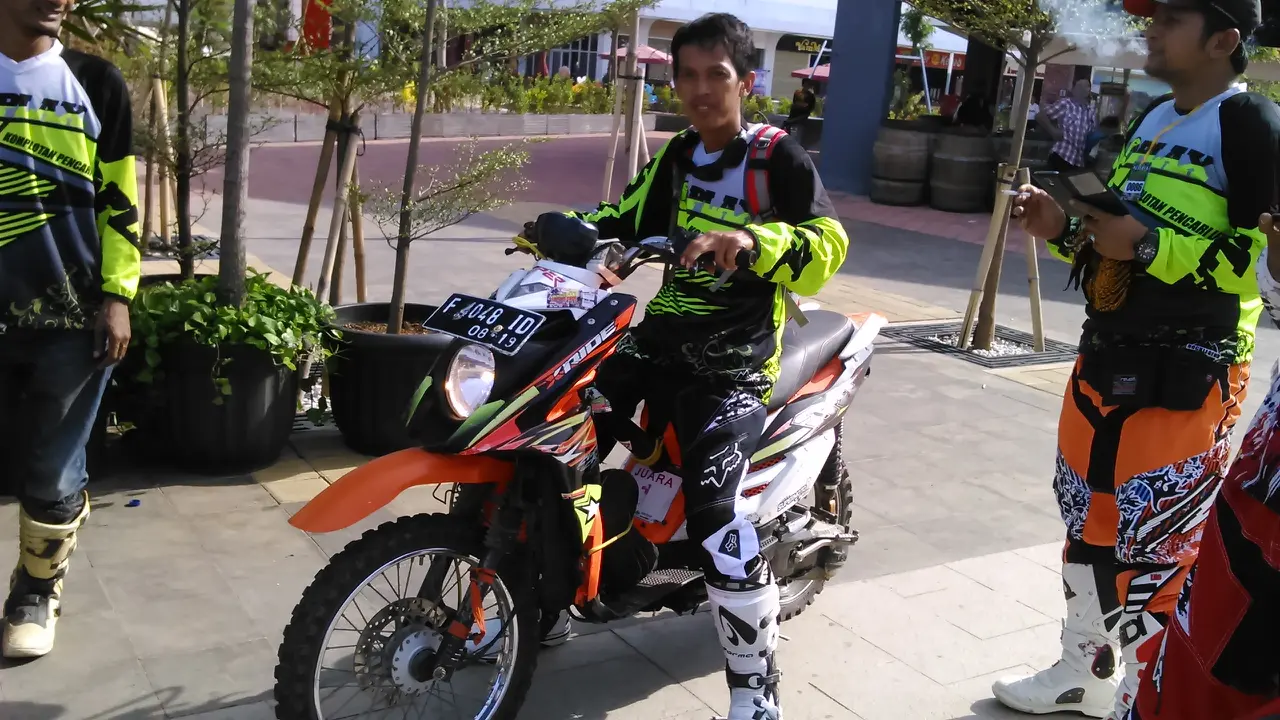 Dimodifikasi Begini, Skutik Tak Kalah Bandel dengan Motor Trail