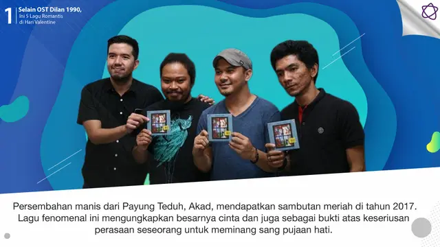 [Bintang] Selain OST Dilan 1990, Ini 5 Lagu Romantis di Hari Valentine