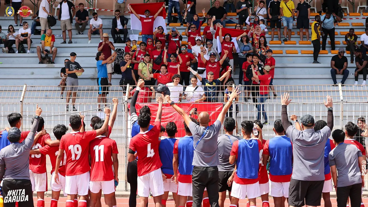 Timnas Indonesia U-19 di Toulon Cup 2022.