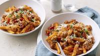 Pasta penne simpel dengan modal 5 bahan utama (Sumber: BBC)
