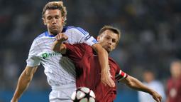 Sheva sapaan akrabnya mengawali karier sebagai seorang pemain profesional pada musim 1994/1995 bersama klub papan atas Ukraina, Dynamo Kyiv. (Foto: AFP/Sergei Supinsky)