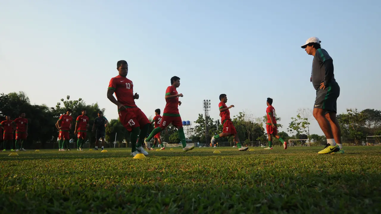 Jelang Berlaga di Sea Games Singapura, Garuda Muda Matangkan Fisik dan Strategi
