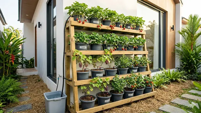 Model Kebun Buah yang Tidak Boros Air